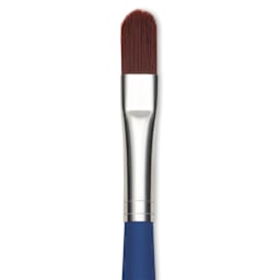 Da Vinci Forte Acrylics Synthetic Brush - Filbert, Long Handle, Size 10, close-up