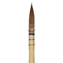  Da Vinci Artissimo Kolinsky Red Sable Brush - Quill, Size 0, close-up