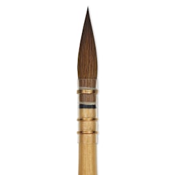  Da Vinci Artissimo Kolinsky Red Sable Brush - Quill, Size 2, close-up