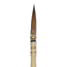  Da Vinci Artissimo Kolinsky Red Sable Brush - Quill, Size 3/0, close-up