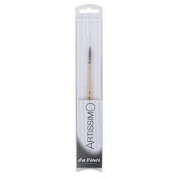  Da Vinci Artissimo Kolinsky Red Sable Brush - Quill, Size 3/0, brush inside of the packaging