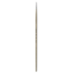 Escoda Perla Toray White Synthetic Brush - Bright, Long Handle, Size 0