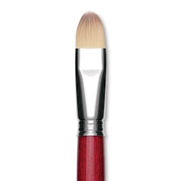 Escoda Opera Takatsu Synthetic Brush - Bright, Long Handle, Size 20 close up