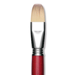 Escoda Opera Takatsu Synthetic Brush - Bright, Long Handle, Size 24 close up