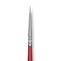 Escoda Opera Takatsu Synthetic Brush - Round, Long Handle, Size 0 close up