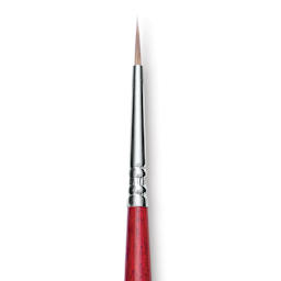 Escoda Opera Takatsu Synthetic Brush - Round, Long Handle, Size 1 close up