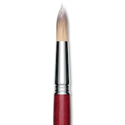 Escoda Opera Takatsu Synthetic Brush - Round, Long Handle, Size 20 close up