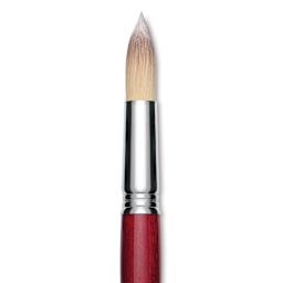 Escoda Opera Takatsu Synthetic Brush - Round, Long Handle, Size 22 close up