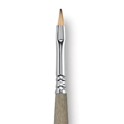 Escoda Modernista Tadami Synthetic Mongoose Brush - Bright, Long Handle, Size 4