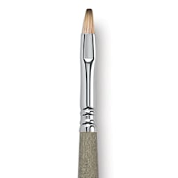 Escoda Modernista Tadami Synthetic Mongoose Brush - Bright, Long Handle, Size 6