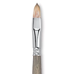 Escoda Modernista Tadami Synthetic Mongoose Brush - Bright, Long Handle, Size 12