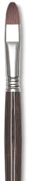 Escoda Primera Teijin Synthetic Brushes - Closeup of tip of Bright Brush 
