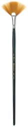 Escoda Barroco Toray Gold Synthetic - Fan Brush shown upright
