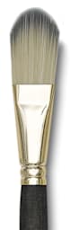 Princeton Umbria Brush - Filbert, Short Handle, Size 10 close up