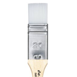 Da Vinci Impasto Brush - Mottler, Short Handle, Size 20 close up