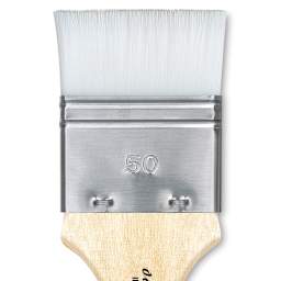 Da Vinci Impasto Brush - Mottler, Short Handle, Size 50 close up