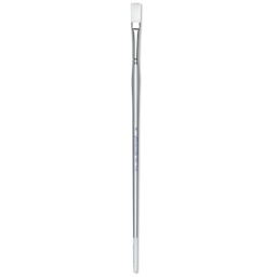 Silver Brush Silverwhite Synthetic Brush - Flat, Long Handle, Size 6