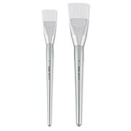 Liquitex Basics Synthetic Brush - Large Scale Flat, Short Handle Set of 2