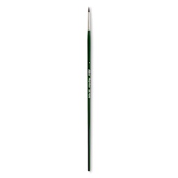 Silver Brush Ruby Satin Synthetic Brush - Round, Size 1, Long Handle