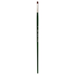 Silver Brush Ruby Satin Synthetic Brush - Bright, Size 2, Long Handle