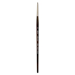Silver Brush Monza Synthetic Mongoose Artist Brush - Short Round, Size 0