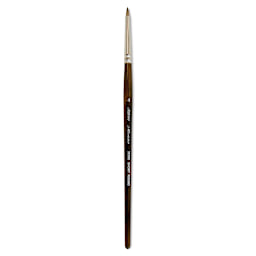 Silver Brush Monza Synthetic Mongoose Artist Brush - Short Round, Size 4