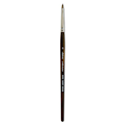 Silver Brush Monza Synthetic Mongoose Artist Brush - Short Round, Size 6