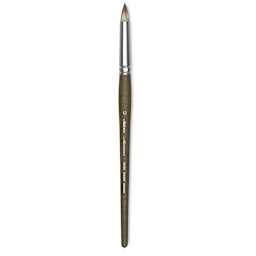 Silver Brush Monza Synthetic Mongoose Artist Brush - Short Round, Size 12