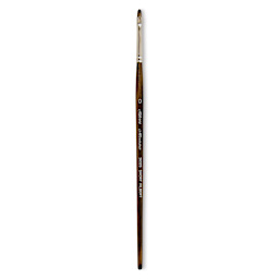 Silver Brush Monza Synthetic Mongoose Artist Brush - Short Filbert, Size 0
