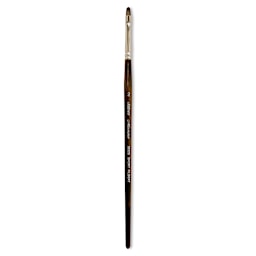 Silver Brush Monza Synthetic Mongoose Artist Brush - Short Filbert, Size 2