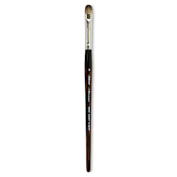 Silver Brush Monza Synthetic Mongoose Artist Brush - Short Filbert, Size 8