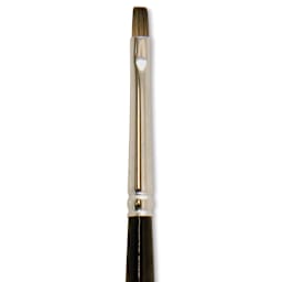 Silver Brush Monza Synthetic Mongoose Artist Brush - Short Bright, Size 0 close up