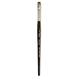 Silver Brush Monza Synthetic Mongoose Artist Brush - Short Bright, Size 8