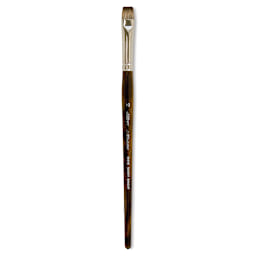 Silver Brush Monza Synthetic Mongoose Artist Brush - Short Bright, Size 10