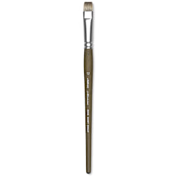 Silver Brush Monza Synthetic Mongoose Artist Brush - Short Bright, Size 12