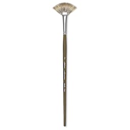 Silver Brush Monza Synthetic Mongoose Brush - Fan, Size 2