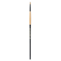 Dynasty Black Gold Brush - Round, Long Handle, Size 1
