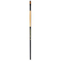 Dynasty Black Gold Brush - Flat, Long Handle, Size 2