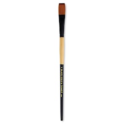 Dynasty Black Gold Brush - Flat, Long Handle, Size 10