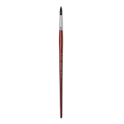 Escoda Black Sable Oil Brushes - Round Brush upright
