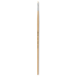 Escoda Clasico Chungking White Bristle Brush - Bright, Long Handle, Size 2