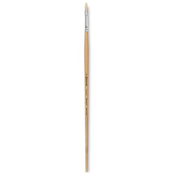 Escoda Clasico Chungking White Bristle Brush - Flat, Long Handle, Size 6