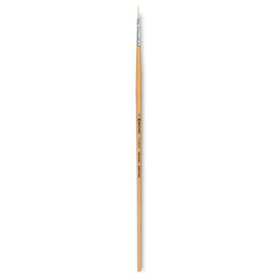 Escoda Clasico Chungking White Bristle Brush - Long Filbert, Long Handle, Size 2