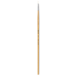 Escoda Clasico Chungking White Bristle Brush - Round, Long Handle, Size 0