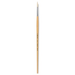Escoda Clasico Chungking White Bristle Brush - Round, Long Handle, Size 8