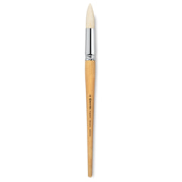 Escoda Clasico Chungking White Bristle Brush - Round, Long Handle, Size 22