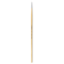 Escoda Clasico Chungking White Bristle Brush - Round, Long Handle, Size 2/0
