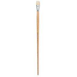 Escoda Clasico Chungking White Bristle Brush - Bright, Extra Long Handle, Size 26