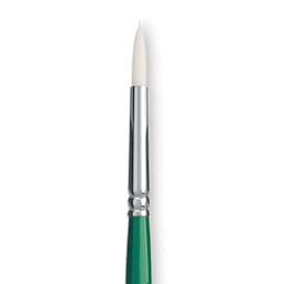 Princeton Synthetic Bristle Brush - Round, Size 4 close up