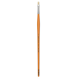 Isabey Chungking Interlocking Bristle Brush - Filbert, Long Handle, Size 2